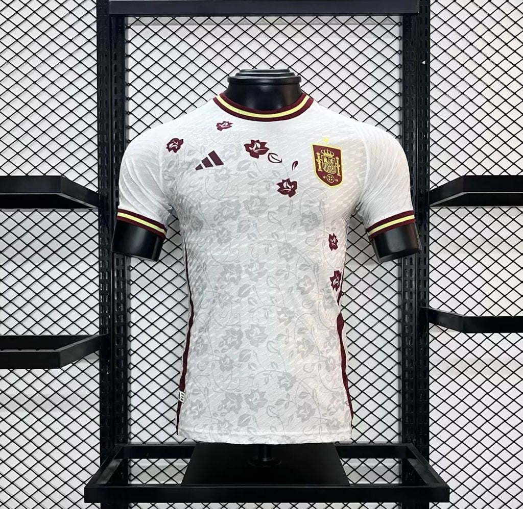 Spain 202425 Special Edition White Jersey Player Version