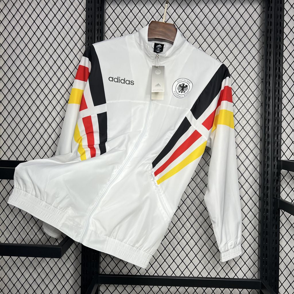 Germany 2024/25 Euro White windbreaker