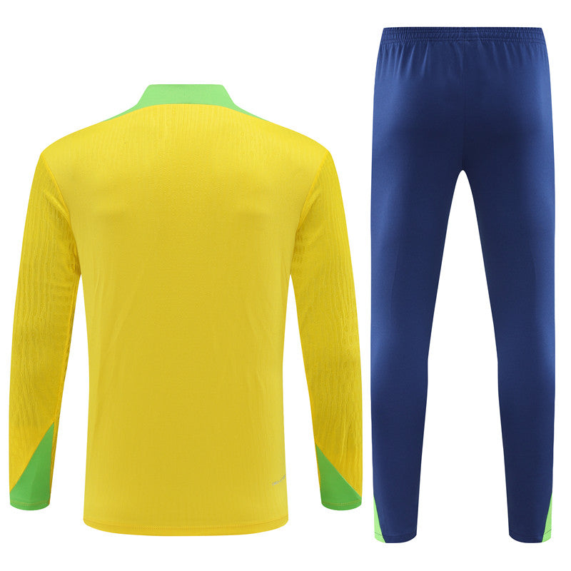 24-25 Brazil half zipper training tracksuit