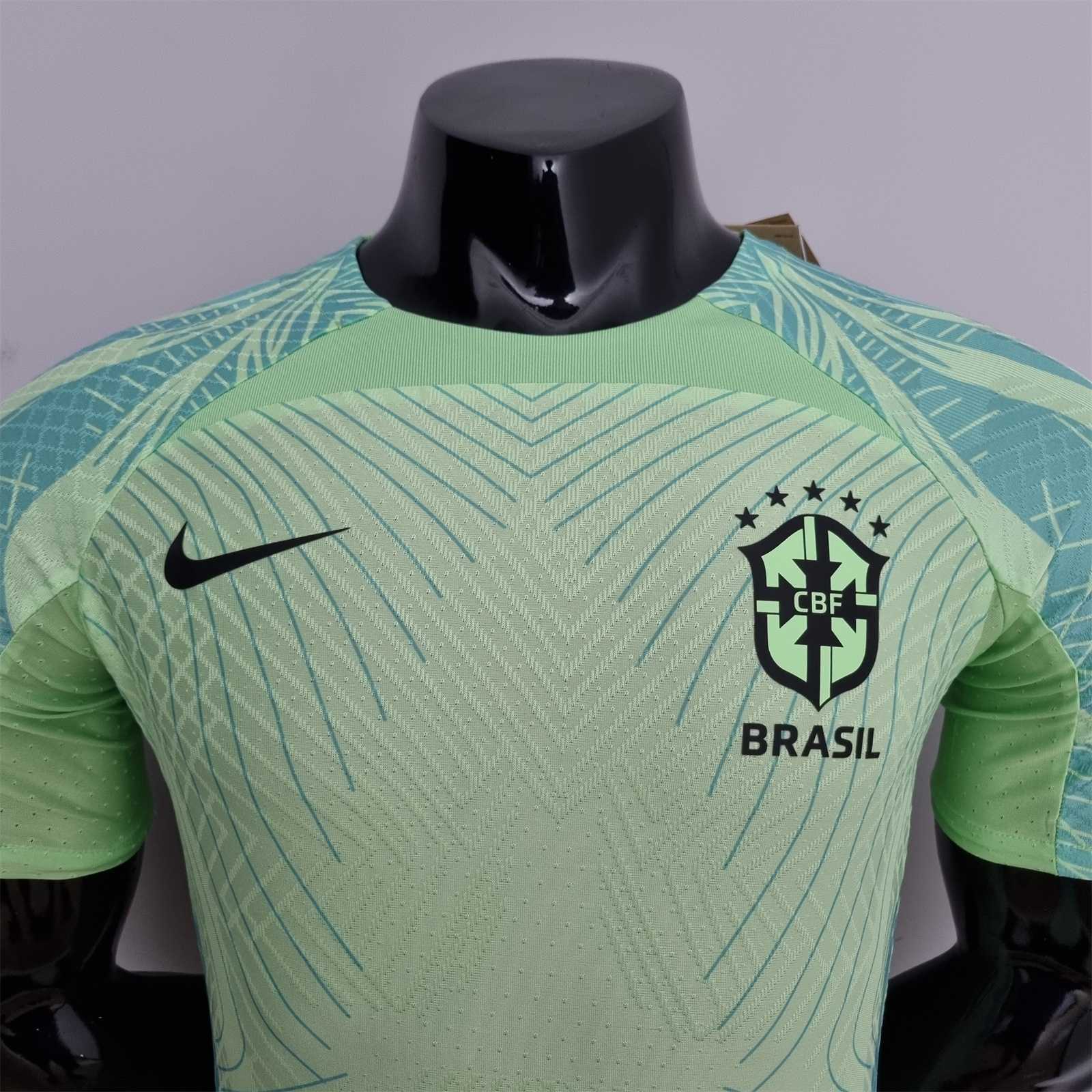 2024 Brazil training suit green player version