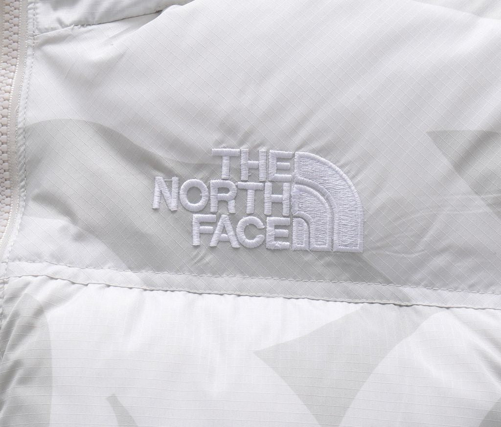 TNF X KAWS Retro 1996 Nuptse White Jacket