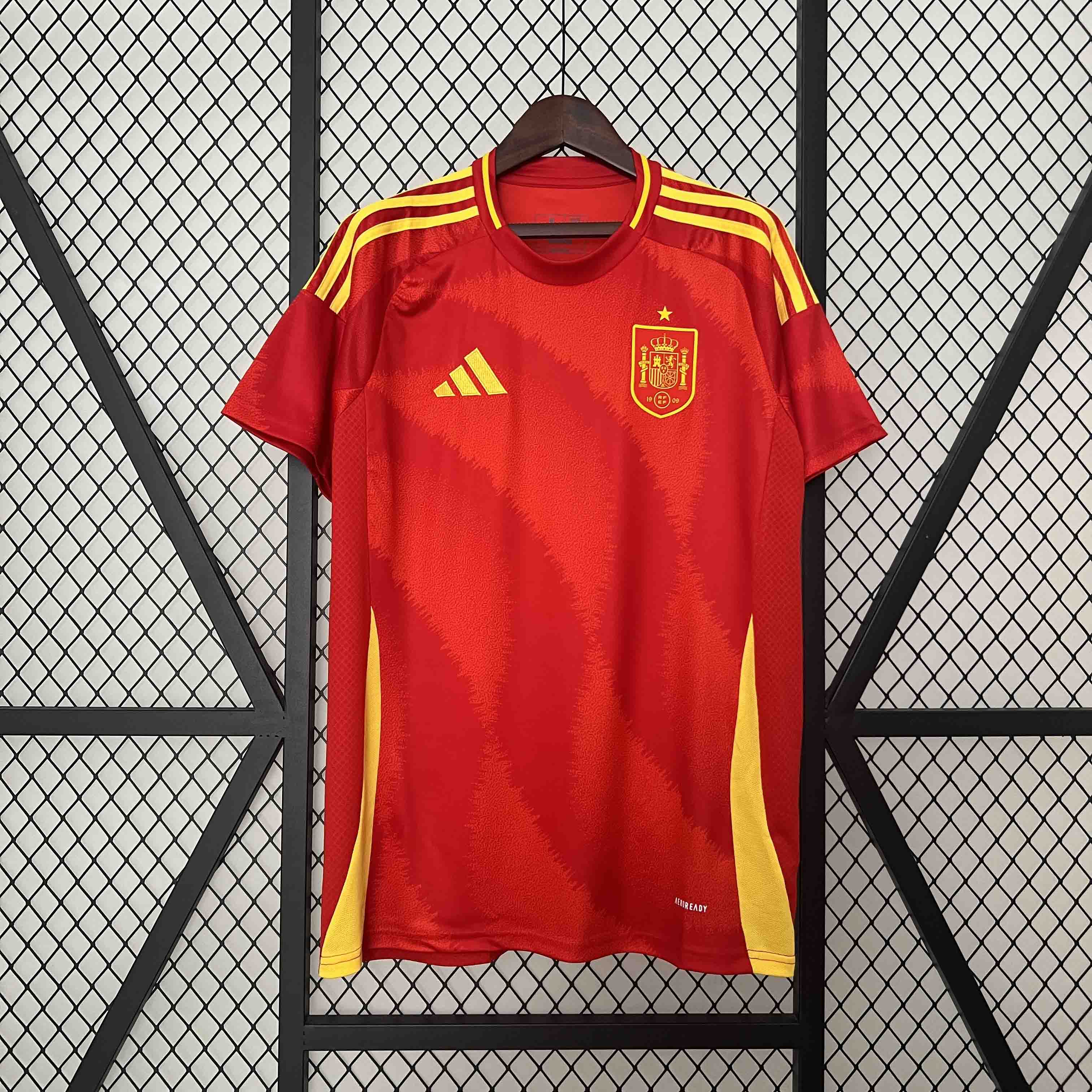 2024 Spain Home Kit UEFA Euro