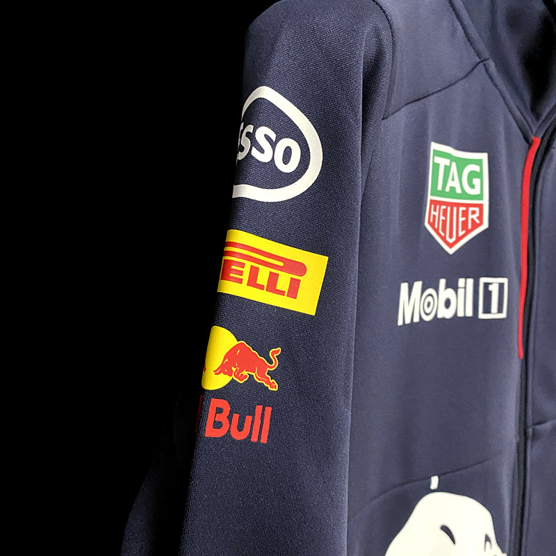 F1 Red Bull round neck racing suit winter