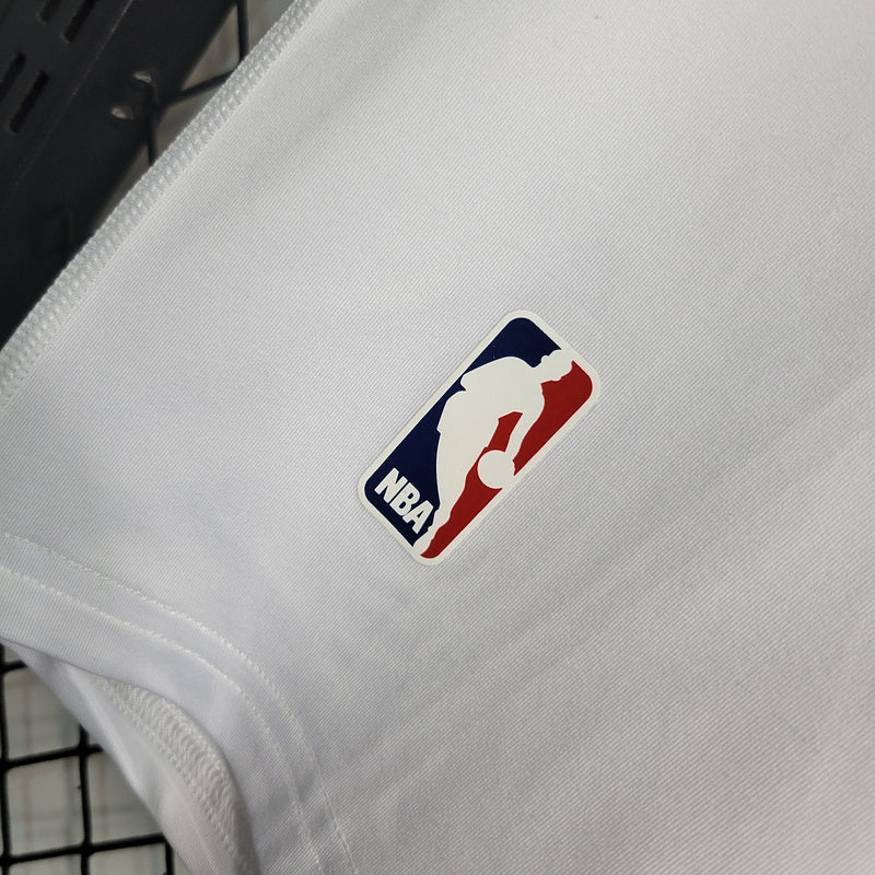 NBA White Swimming Shorts