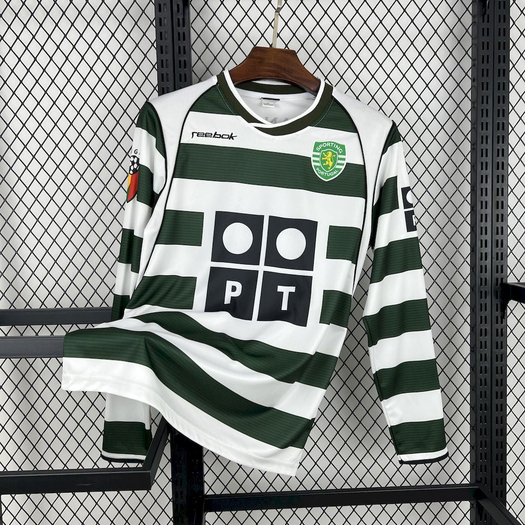 Sporting CP 2001/03 Home Long Sleeves Retro Jersey