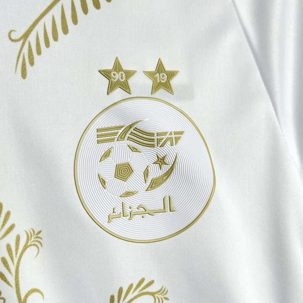 Algeria 2024/25 Karakou White gold Jersey