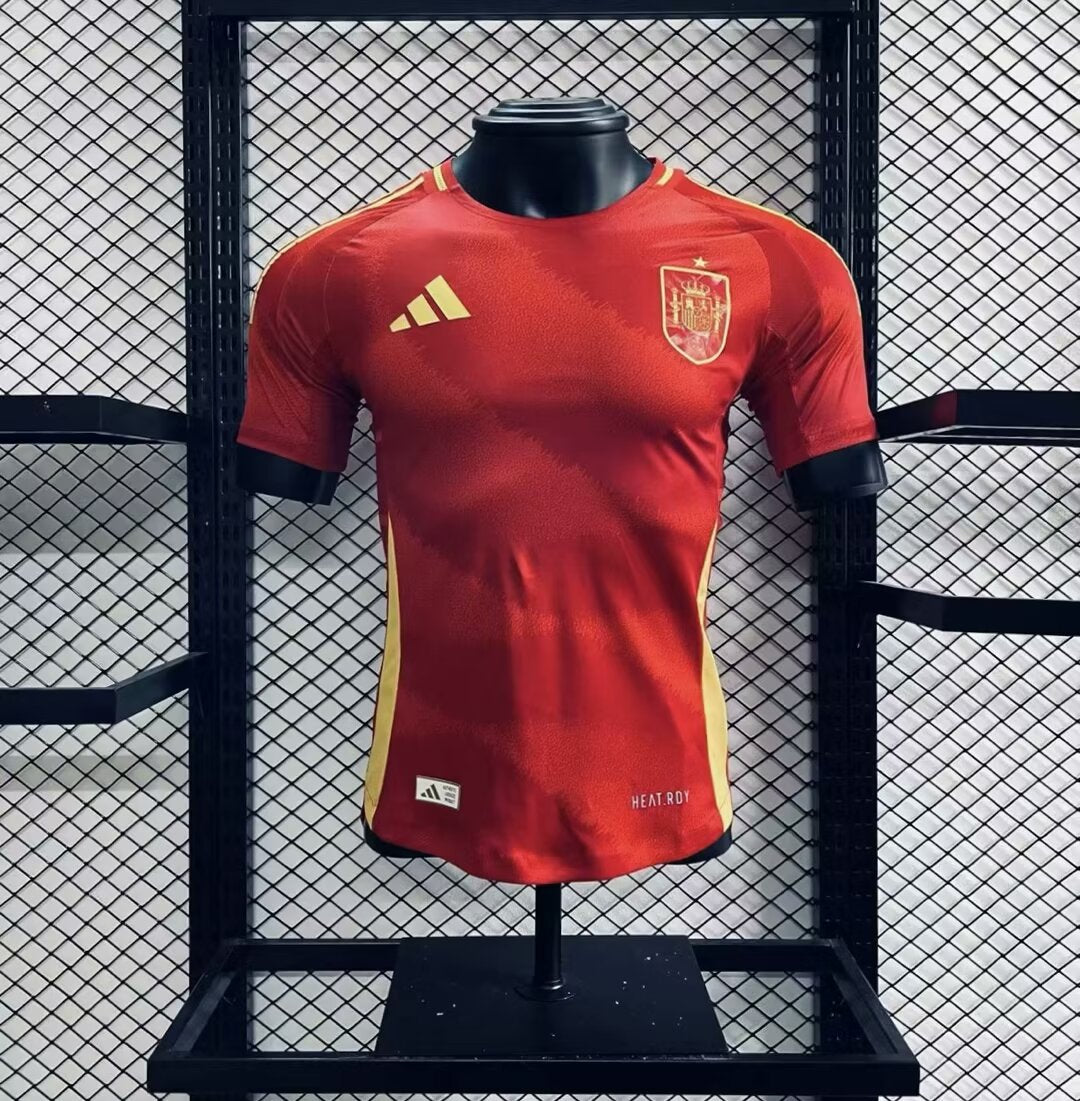 Spain 202425 Euro Home Jersey Player Version