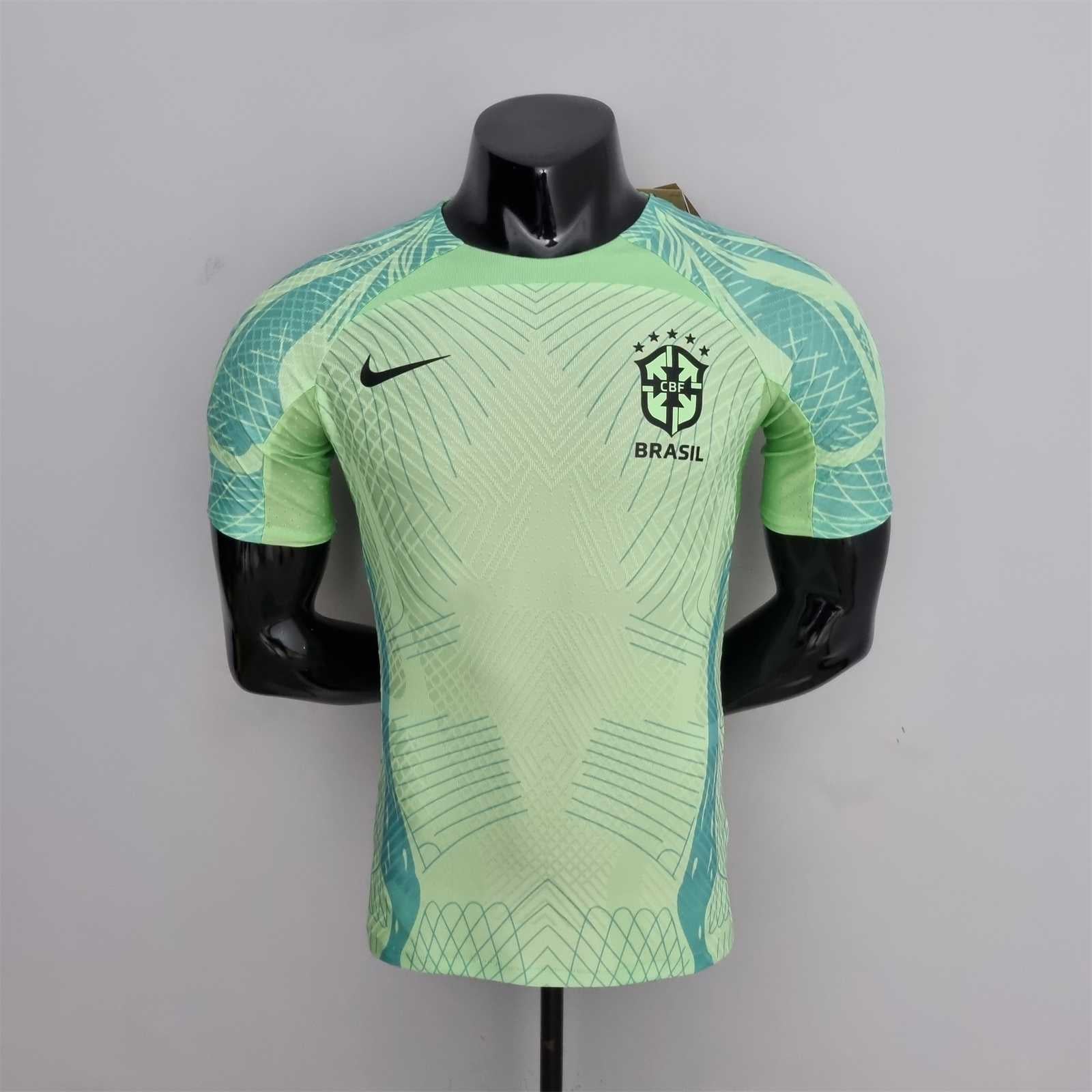 2024 Brazil training suit green player version