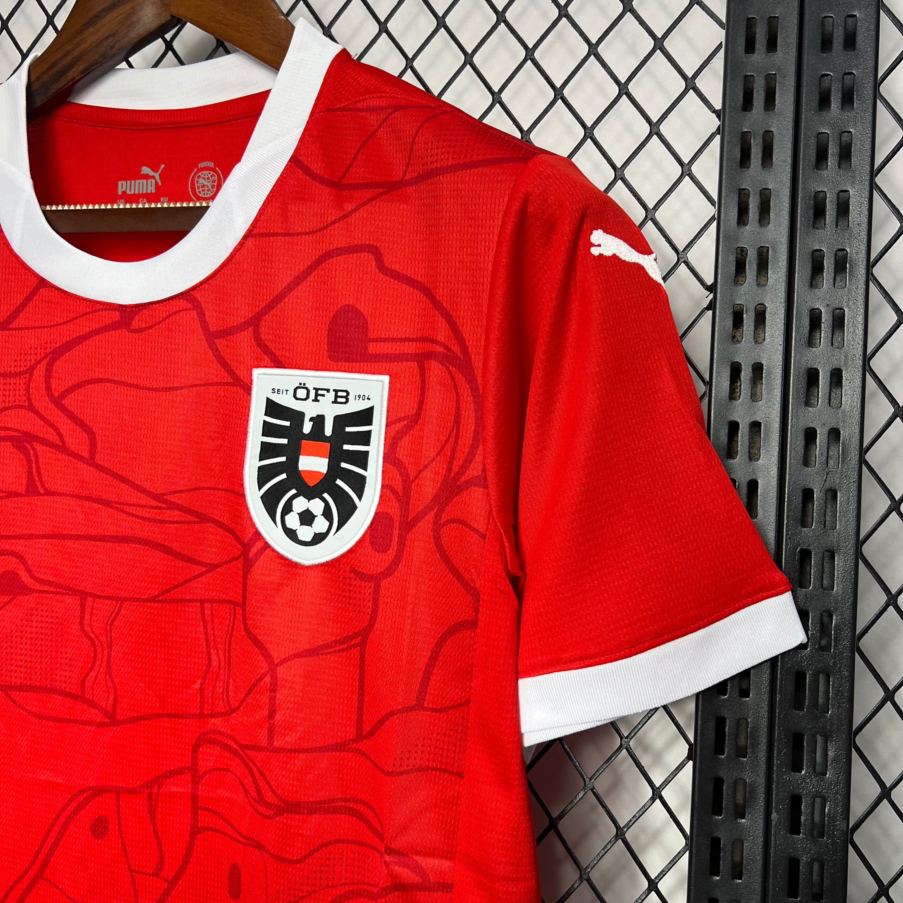 Austria 202425 Euro Home Jersey