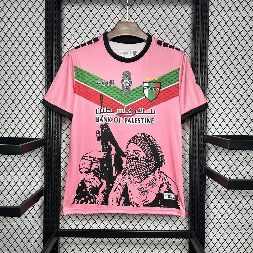 CD Palestino 2024/25 Pink Graffiti Jersey