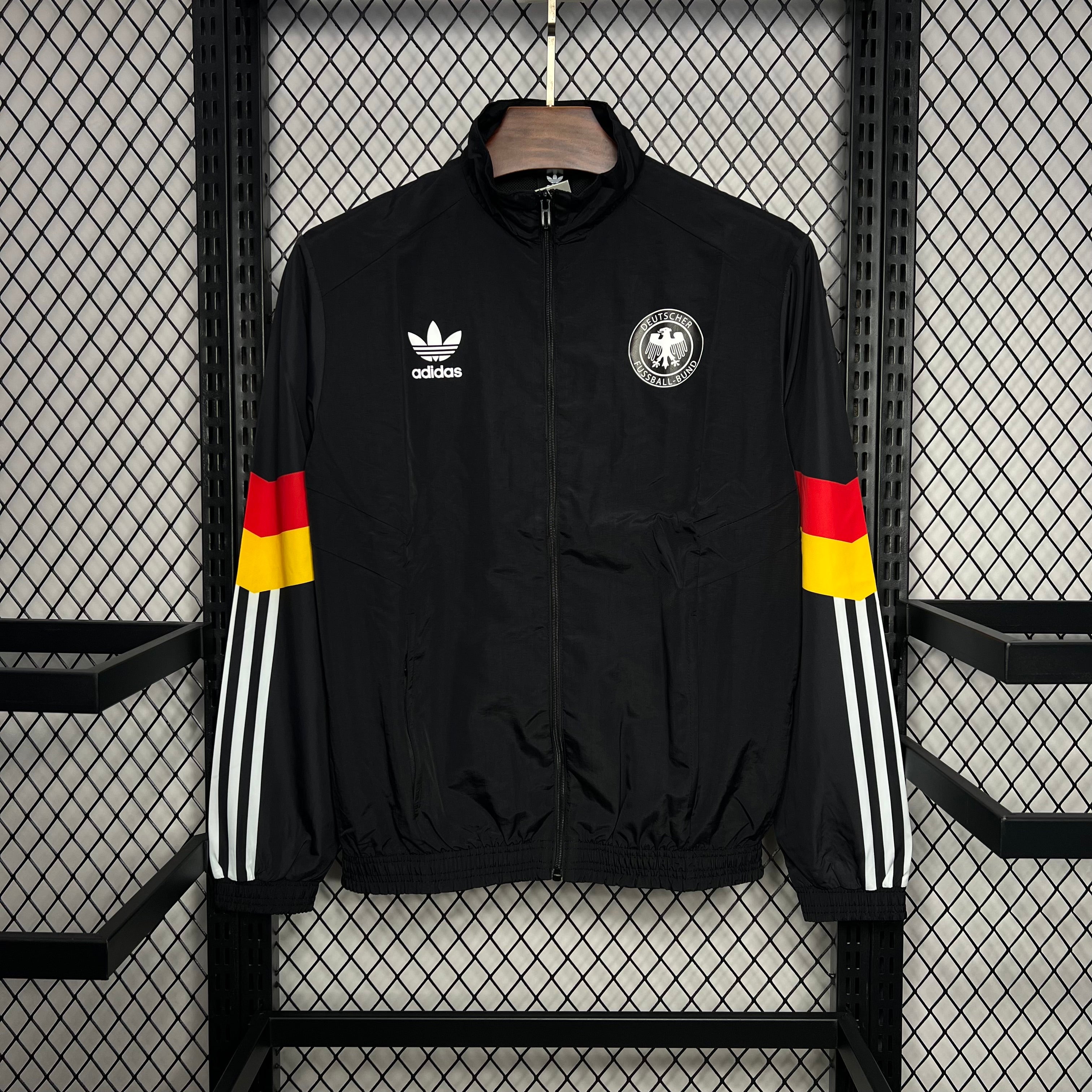 Germany 2024/25 Euro Black windbreaker