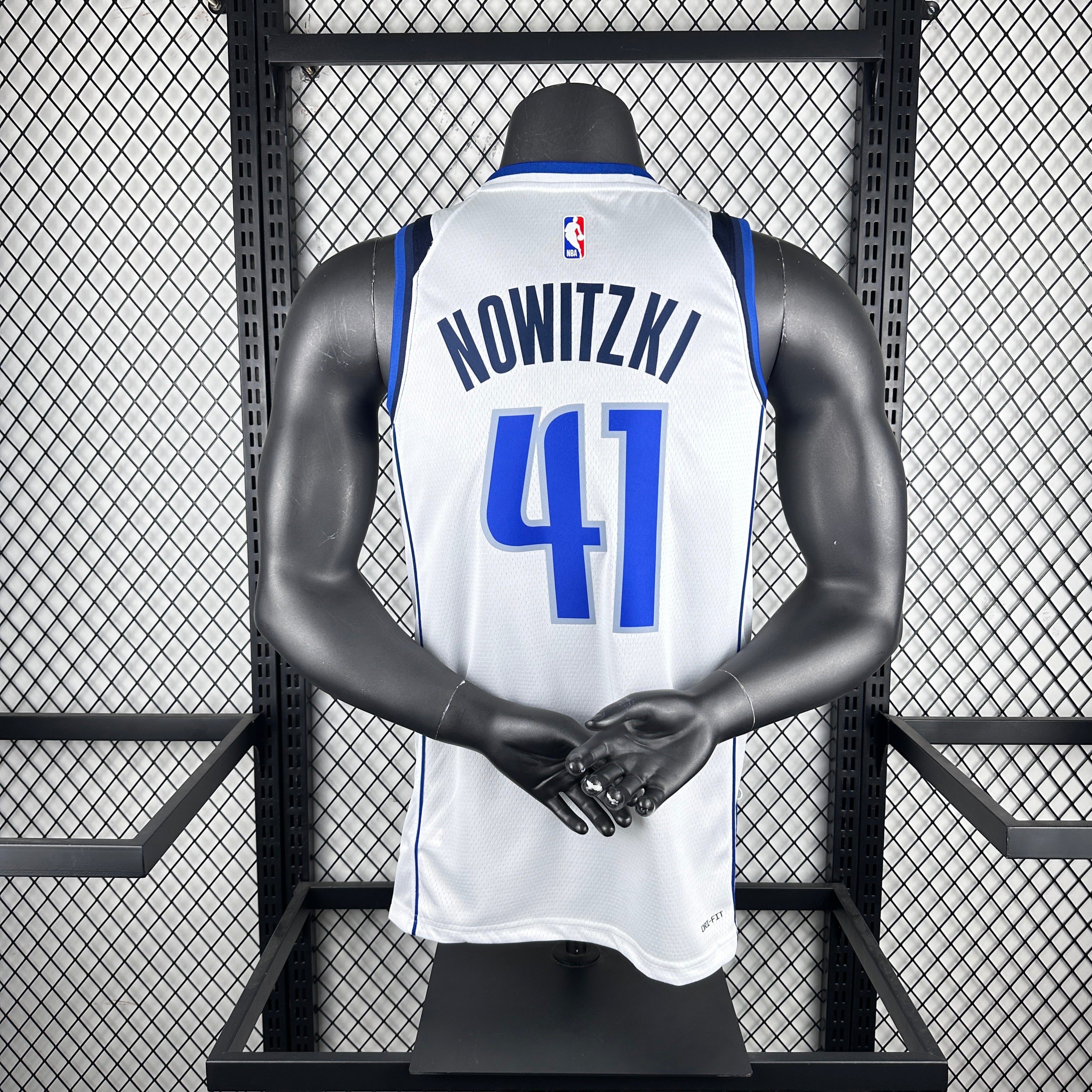 Mavericks White No. 41 Nowitzki