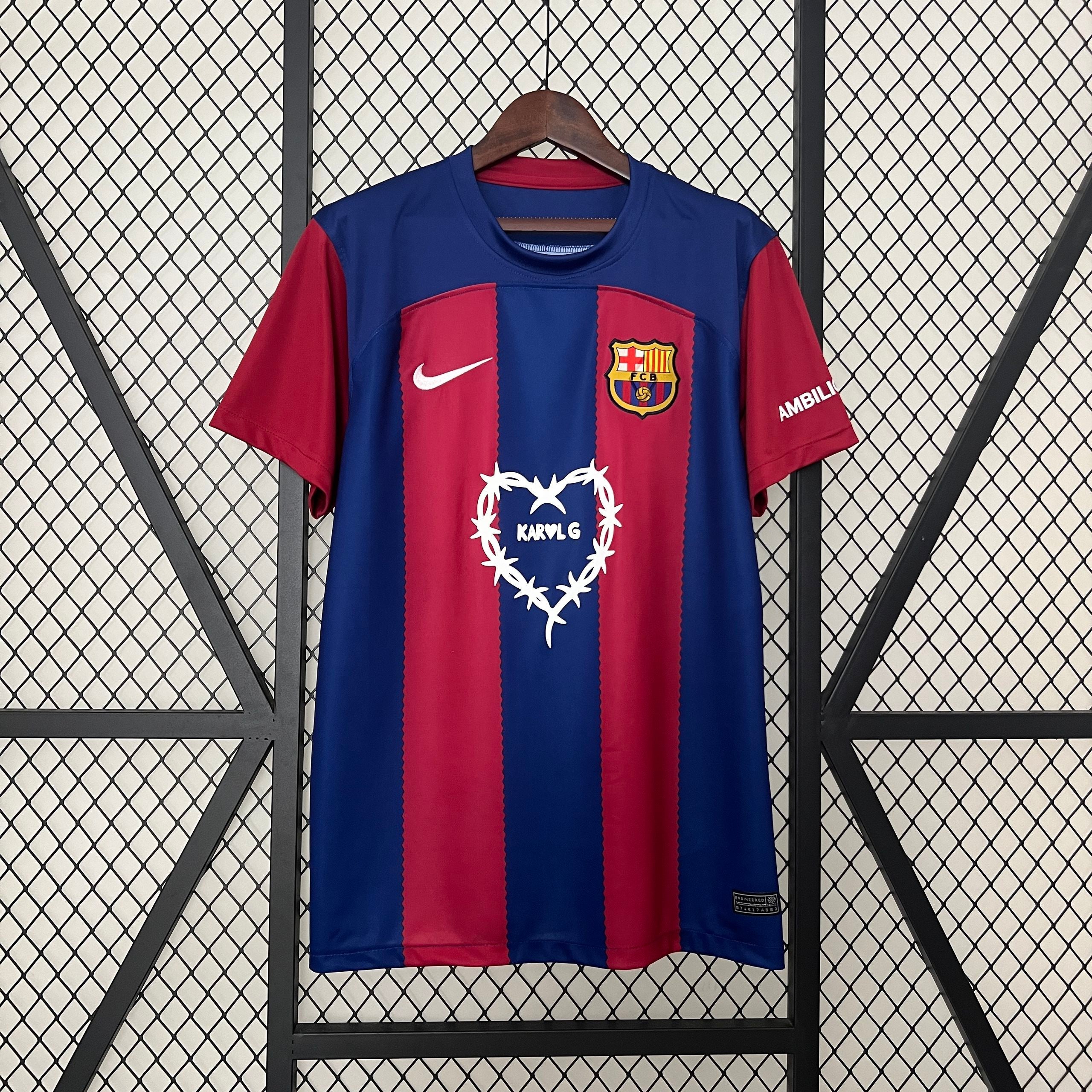 23-24 Barcelona Home KarolG Clásico Special Edition