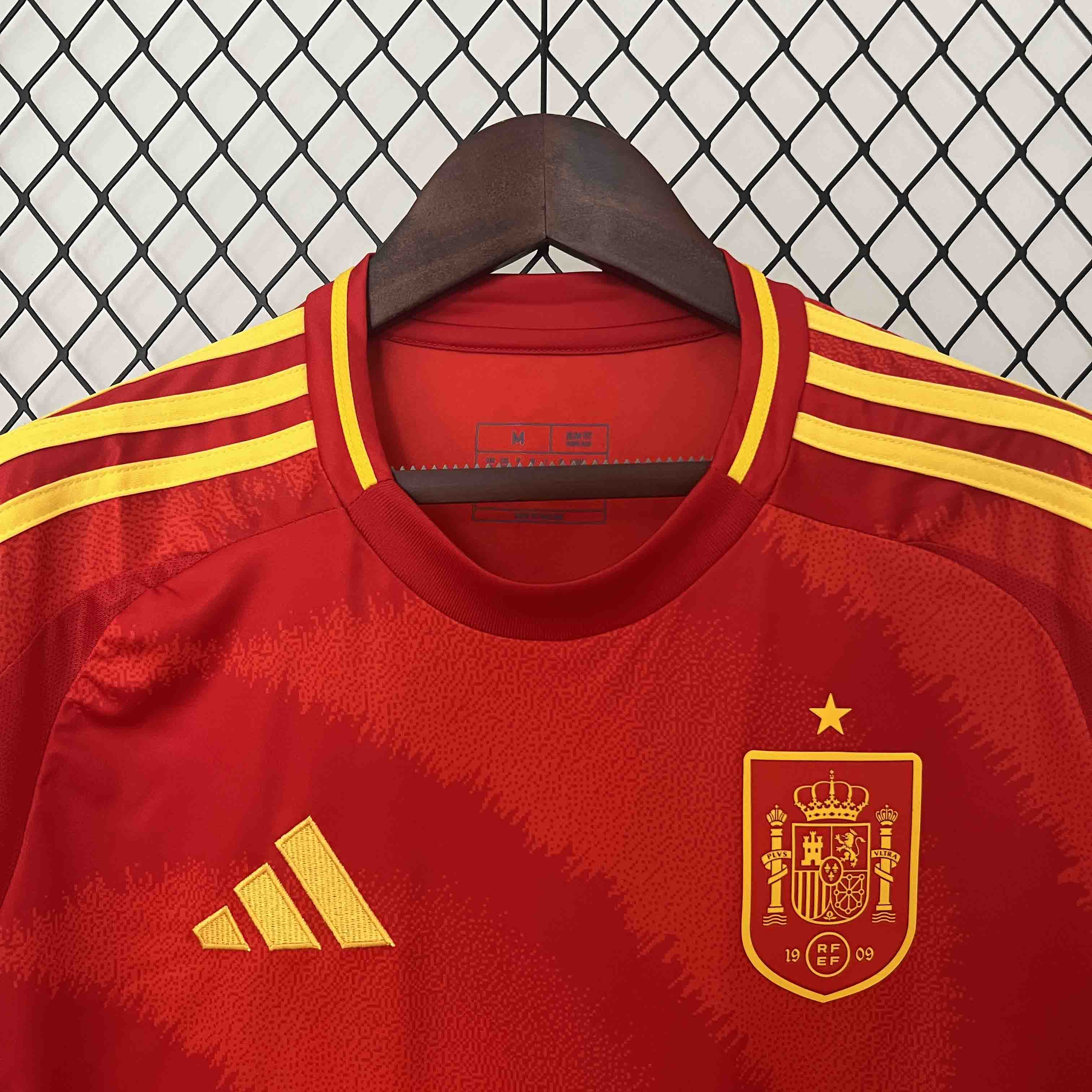 2024 Spain Home Kit UEFA Euro