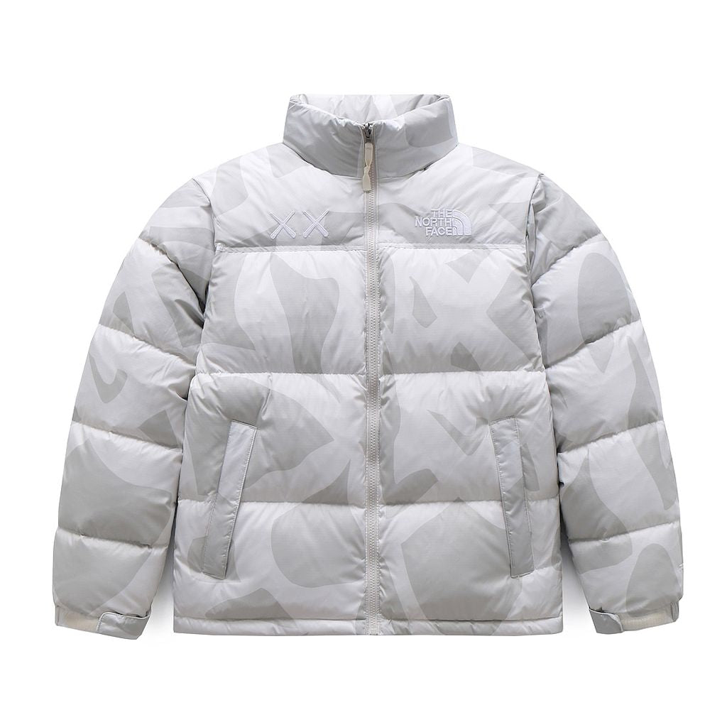 TNF X KAWS Retro 1996 Nuptse White Jacket