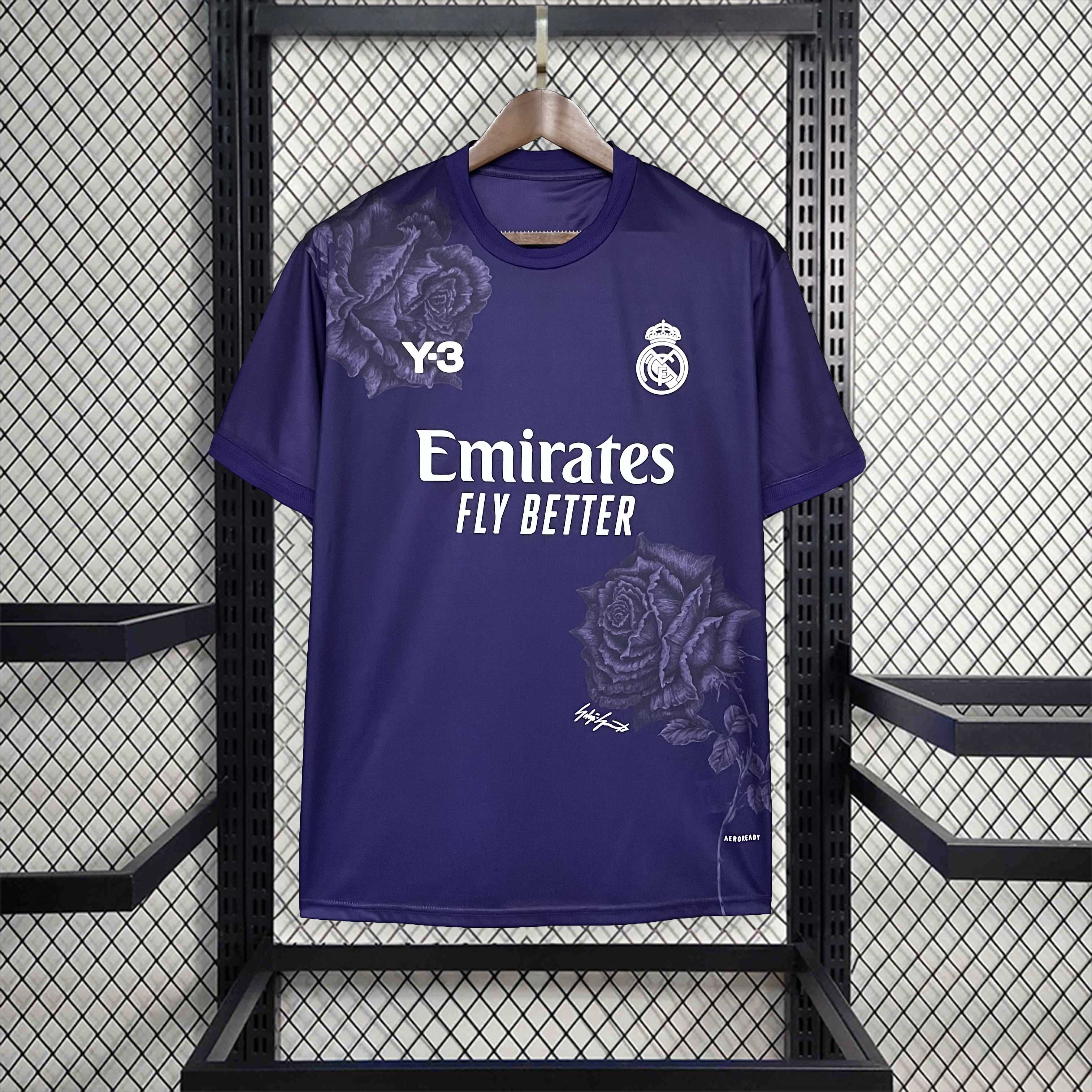 24-25 Real Madrid Y3 Purple Shirt Football