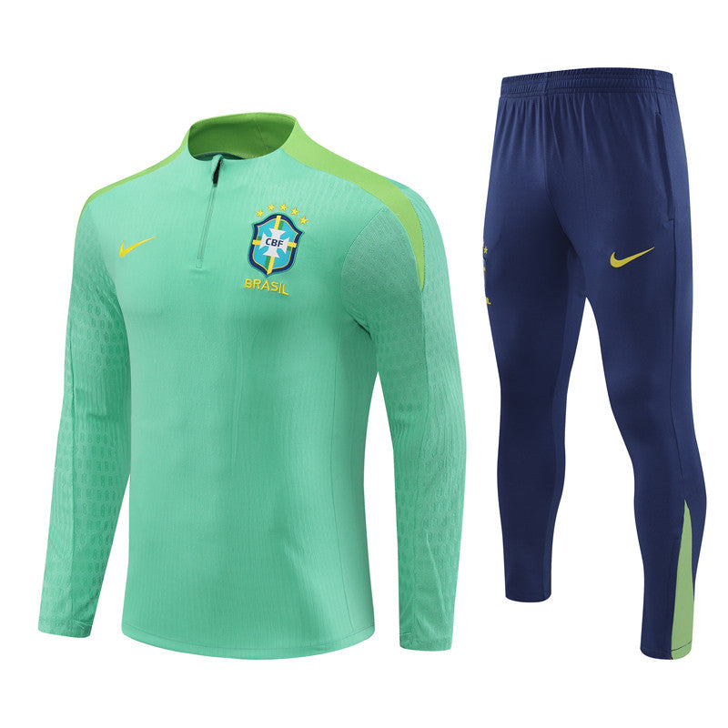 24-25 Brazil half zipper training tracksuit