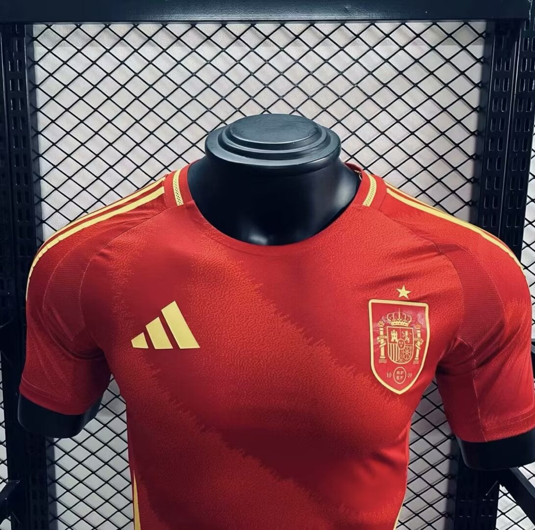 Spain 202425 Euro Home Jersey Player Version