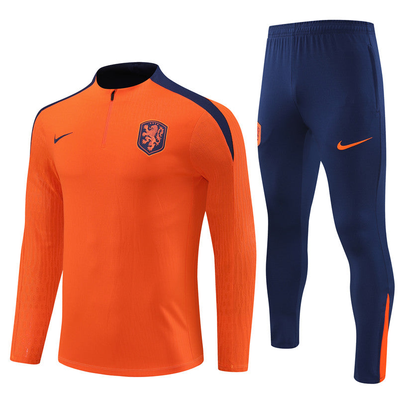 24-25 Netherlands half zipper training tracksuit